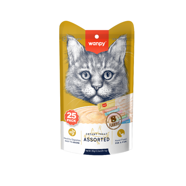 Wanpy Creamy Treat - Assorted