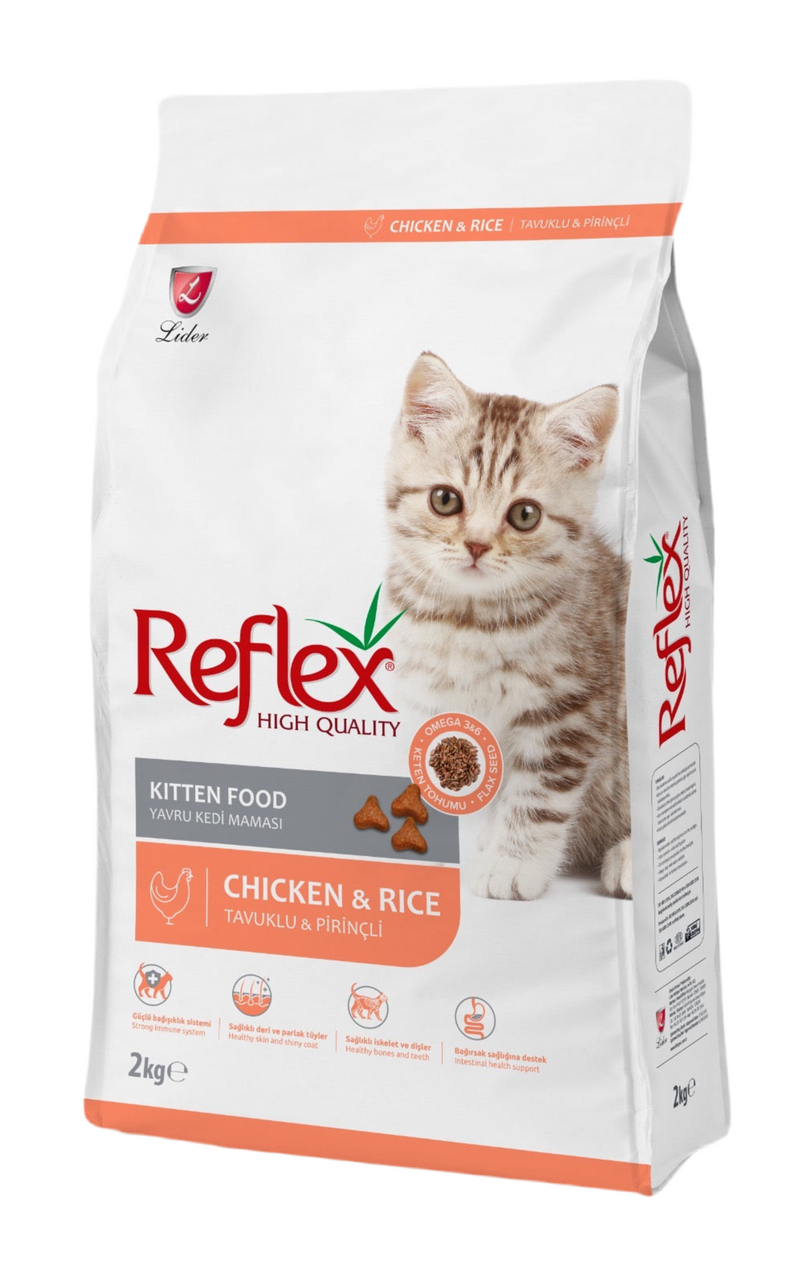 Reflex Kitten Dryfood with Chicken & Rice 2KG