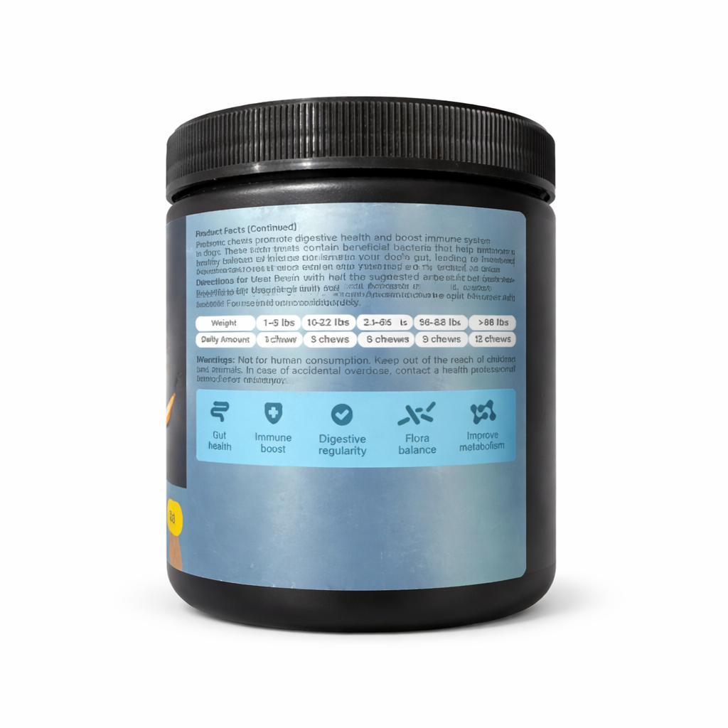 Vetrica Probiotic Chews for Health Digestive with Duck Flavor 130 Soft Chew