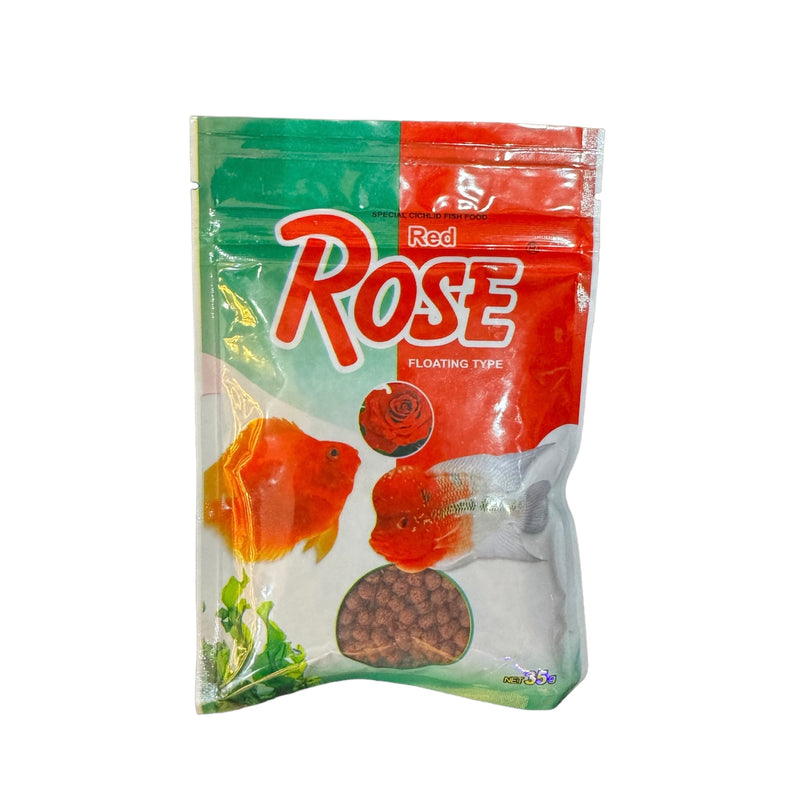 Red Rose Cichlid Fish Food - 35G