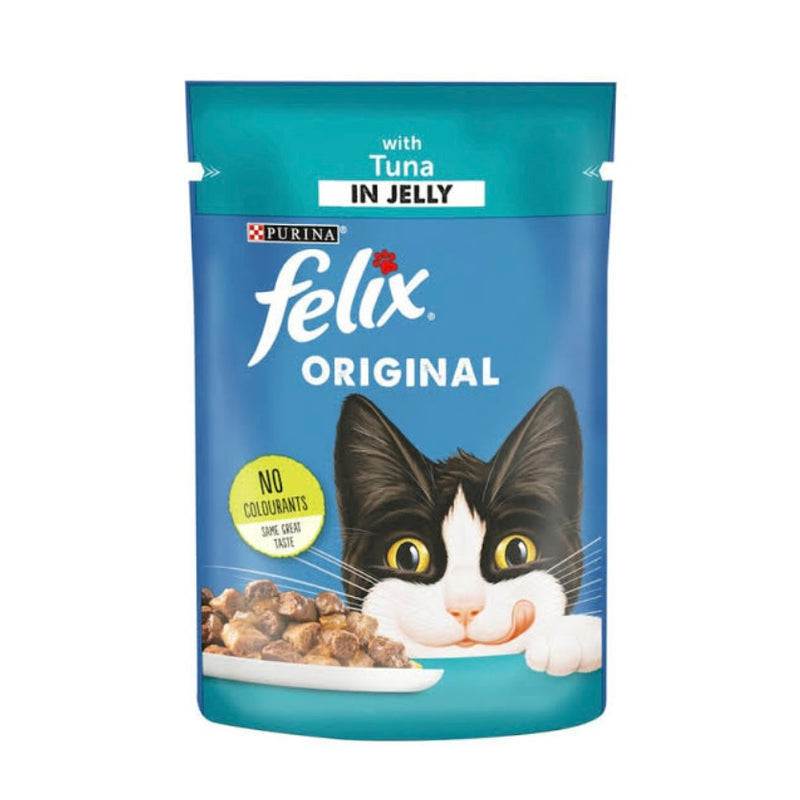 FELIX® Original Tuna in Jelly Wet Cat Food (100G) - PetYard