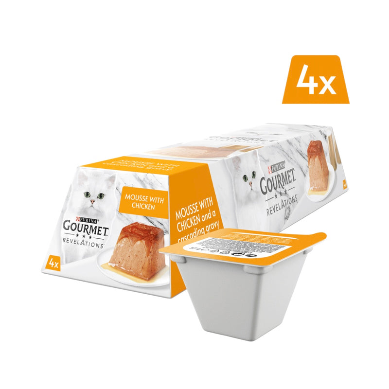 GOURMET Revelations Mousse with Chicken Wet Cat Food - PetYard