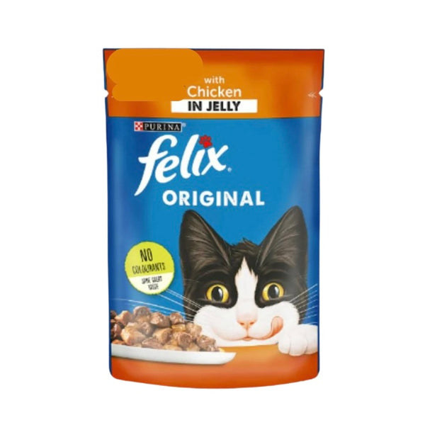 FELIX® Original Chicken in Jelly Wet Cat Food (100G) - PetYard