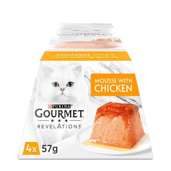 GOURMET Revelations Mousse with Chicken Wet Cat Food - PetYard