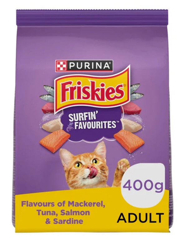 Purina Friskies Surfin Favourites Adult Cat Food - 400G