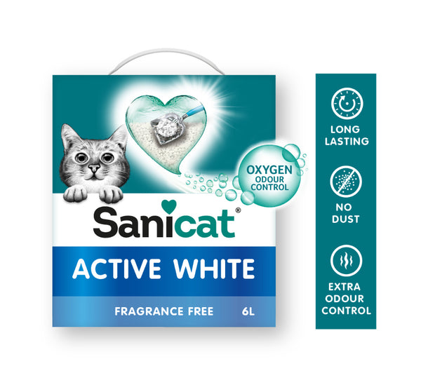 Sani Cat Active White Cat Litter - PetYard