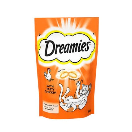 DREAMIES Cat Treat Chicken Flavor 60G - PetYard