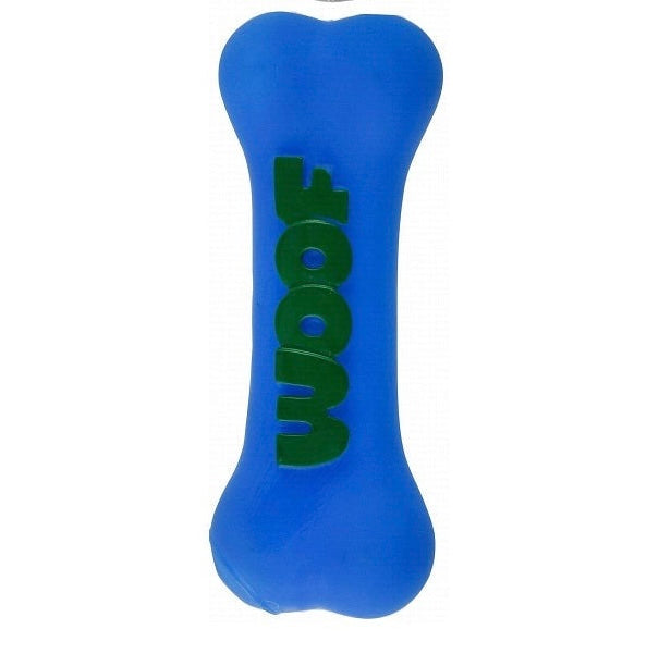 Woof Dog Toy Bone Shape