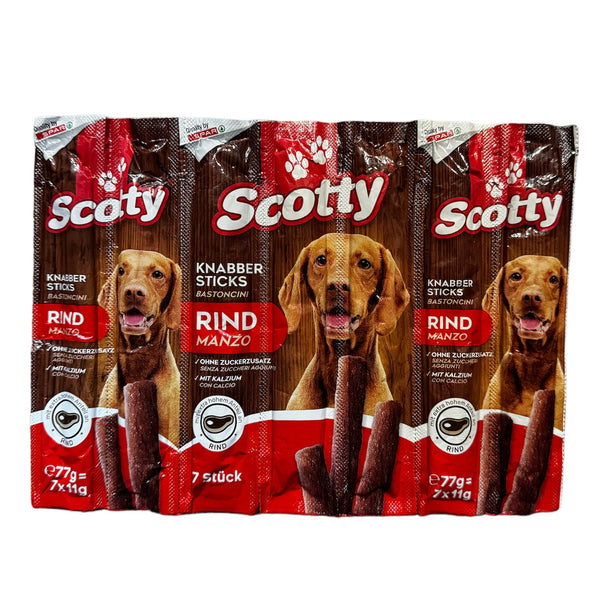 Scotty Soft Sticks Dog Treats 5g with Beef - PetYard