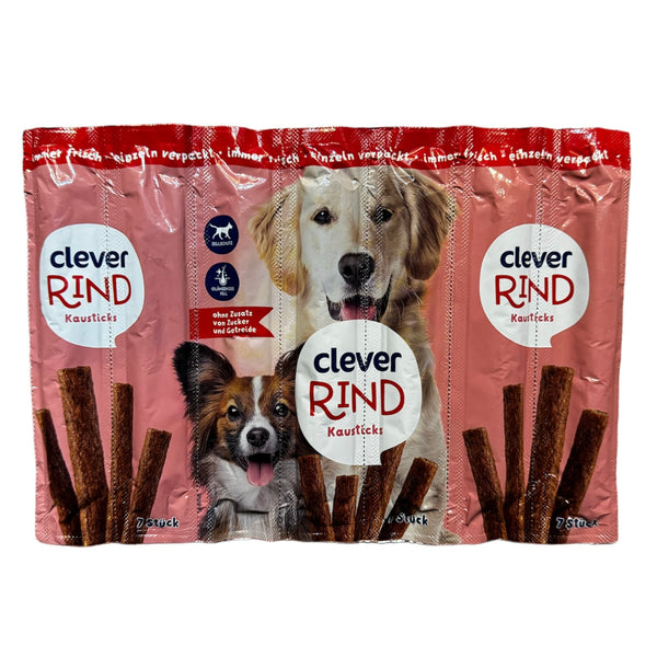 Clever Soft Sticks Dog Treats 5g with Beef - PetYard