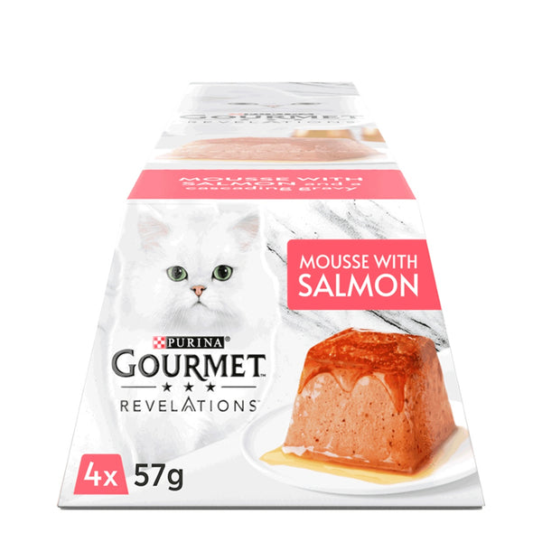 GOURMET Revelations Mousse with Salmon Wet Cat Food - PetYard