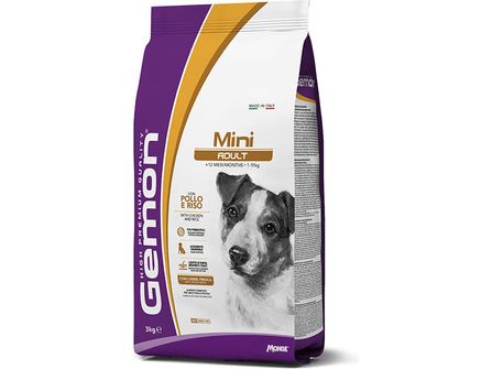 Gemon High Premium Mini Adult Dog Dry Food 3KG