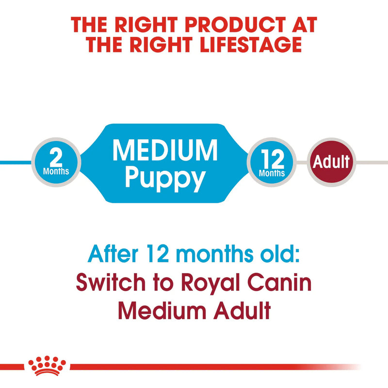 Royal Canin Medium Puppy (15KG) - Dry food for medium dogs - adult weight from 11 to 25 KG. from 2 to 12 months