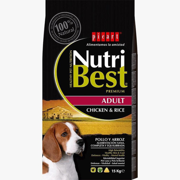 Nutribest Adult Chicken and Rice 3KG - PetYard