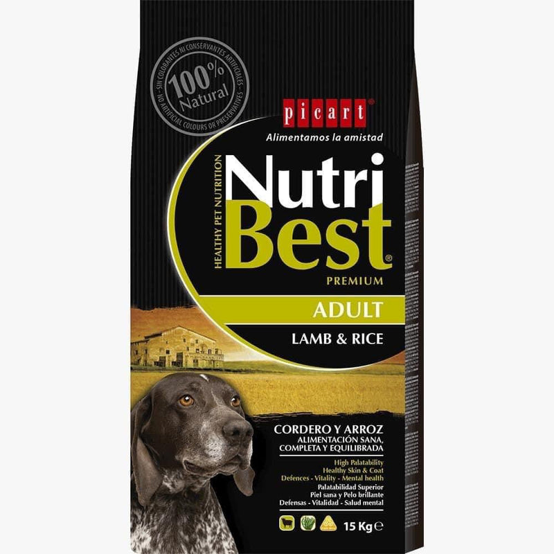 Nutribest Adult Lamb and Rice 3KG - PetYard