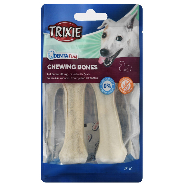 TRIXIE DENTAFUN BONES duck with filling 70 g - PetYard