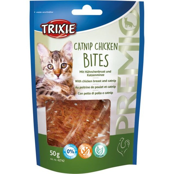 TRIXIE PREMIO CATNIP CHICKEN BITES chicken breast&catnip for CATS 50 g - PetYard