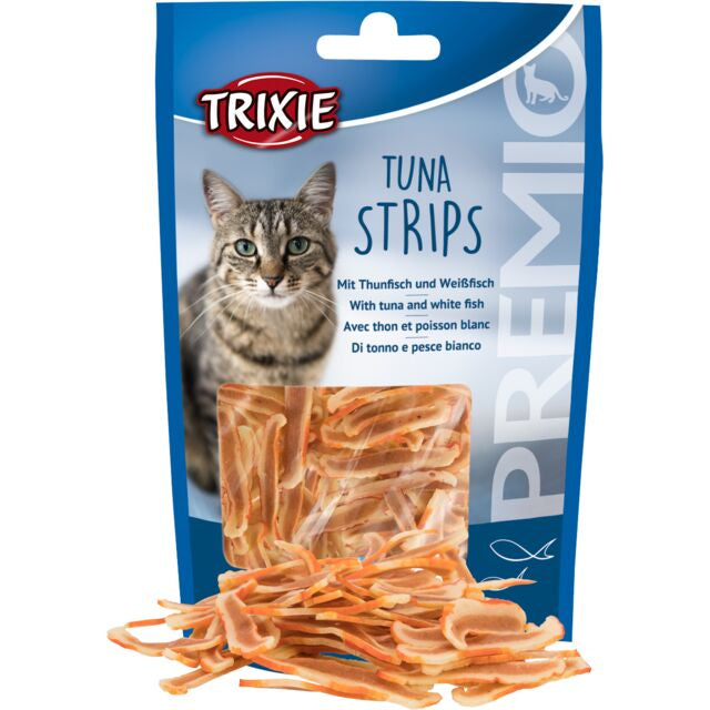 TRIXIE PREMIO TUNA STRIPS tuna&white fish 20 g - PetYard