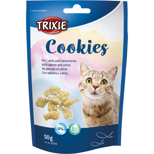 TRIXIE COOKIES for CATS salmon&catnip 50 g - PetYard