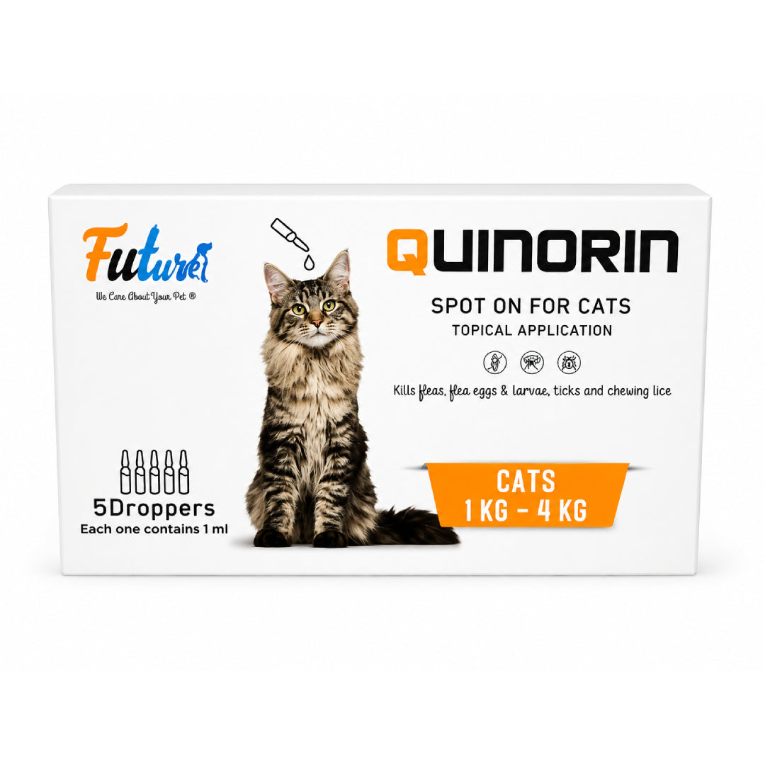 Future Quinorin Spot On for Cats (1 kg - 4 kg) - 5 Droppers