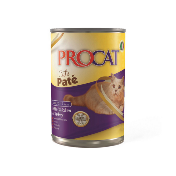 PROCAT Pate With Chicken & Turkey 400g - PetYard