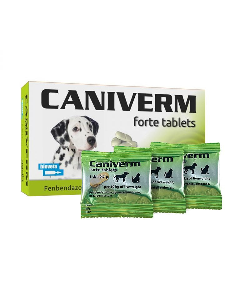 Caniverm Dog & Cat Dewormer Tablet per 10kg (1 Tablet) - PetYard