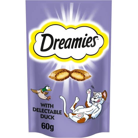 DREAMIES Cat Treat Duck Flavor 60G - PetYard