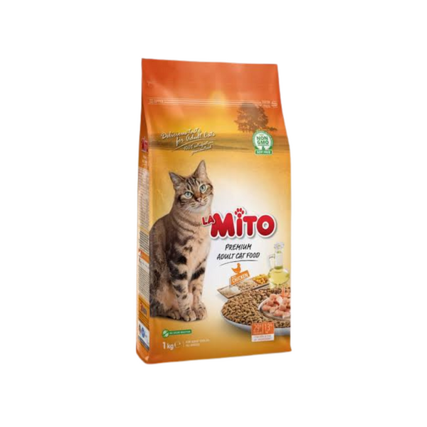 Mito Cat Dry Food with Chicken - 1KG Pack