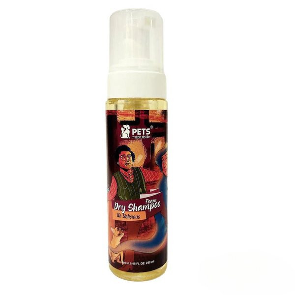 Pets Republic Foam Dry Shampoo (Be Delicious) 250Ml