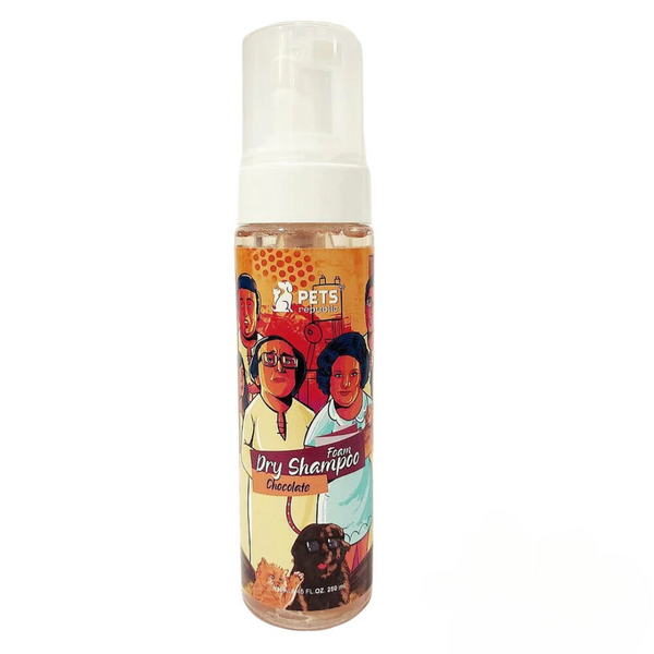 Pets Republic Foam Dry Shampoo (Chocolate) 250Ml