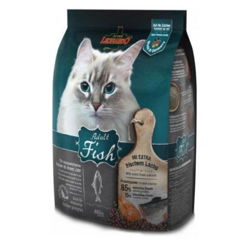 LEONARDO Adult Cat Dry Food with Fish (400G/2KG)