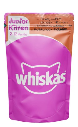 Whiskas Wet cat food with Turkey 85 gm for kitten