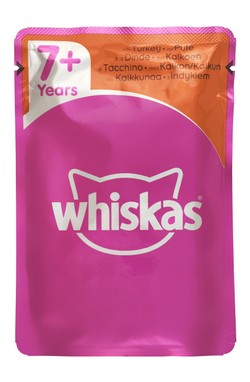 Whiskas Senior 7+ Wet cat food with Turkey 85 gm