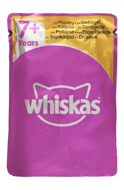 Whiskas Senior 7+ cat food with Poultry 85 gm