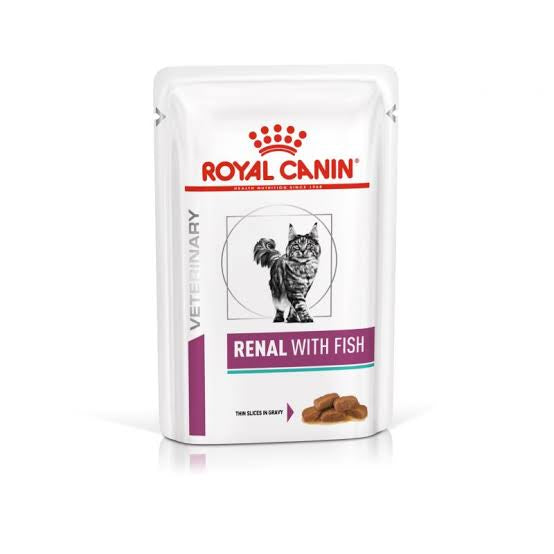 Royal Canin Renal with Fish (85 gm\pouch) - Wet food for Renal kidney diseases