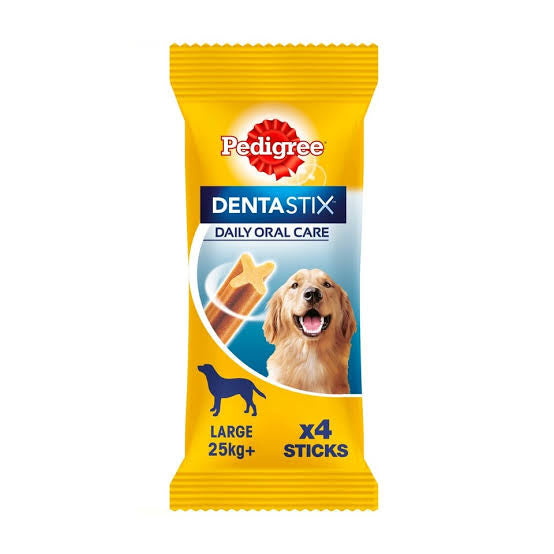 Pedigree Dentastix Treat Oral Care for Adult Dogs x4 (270g)