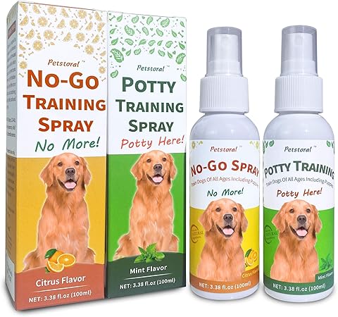Pet No-Go & Puppy Potty Training Spray for Dogs 100ml Kit
