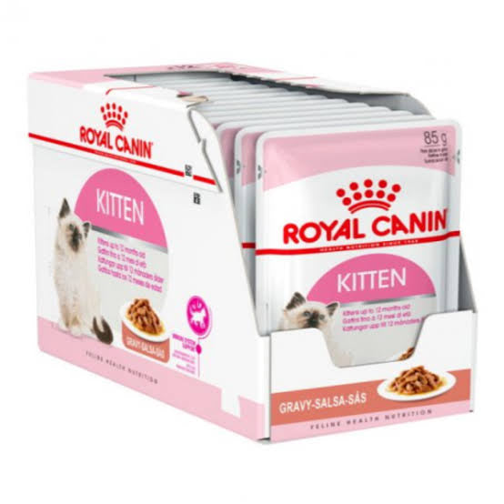 Royal Canin Kitten Thin Slices in Gravy Wet Food – 85 g Pouch (Up to 12 Months)