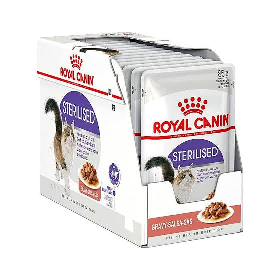 Royal Canin Sterilised in Gravy (Box\Pouch) - Wet food for Cats