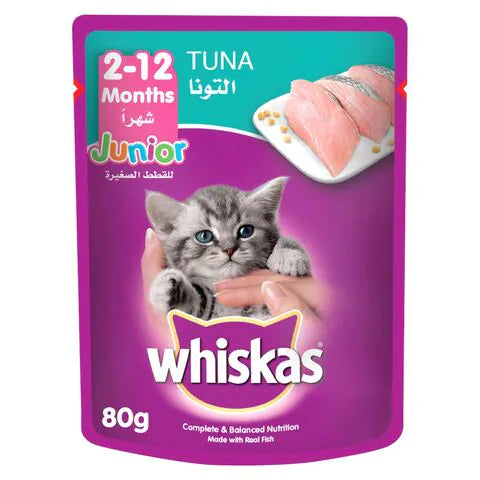 Whiskas Kitten with Tuna Cat WetFood (80G)