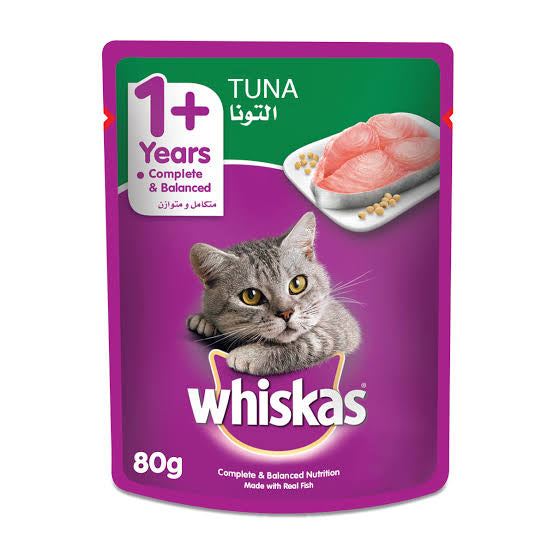 Whiskas with Tuna Cat WetFood (80G)