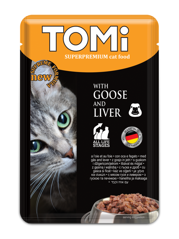 Tomi with Goose & Liver Cat Wetfood (100G)