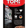 Tomi with Veal & Turkey Cat Wetfood (100G)