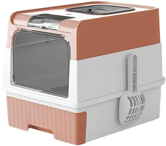 Closed Litter Box Medium Size (Pink)