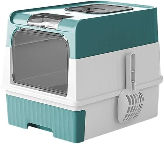 Closed Litter Box Medium Size (Green)