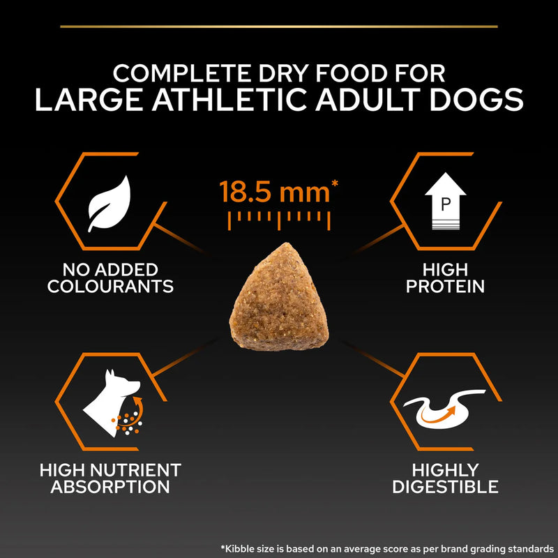 PURINA® PRO PLAN® Large Athletic OPTIBALANCE® Dry Dog Food Rich in Chicken - 14kG