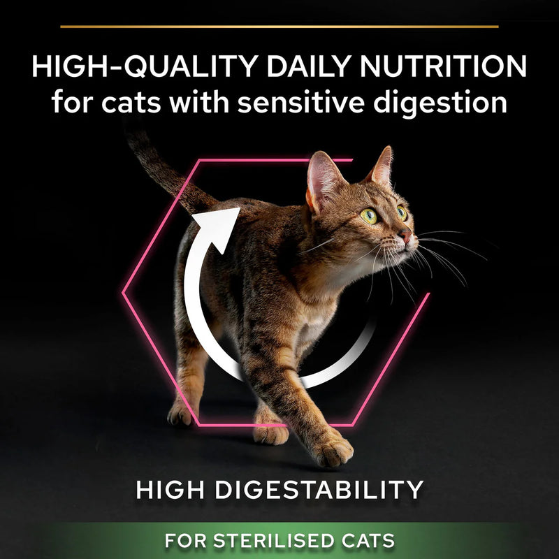 PURINA® PRO PLAN® Sterilised Adult 1+ year Rich in Chicken Dry Cat Food - 1.5 KG