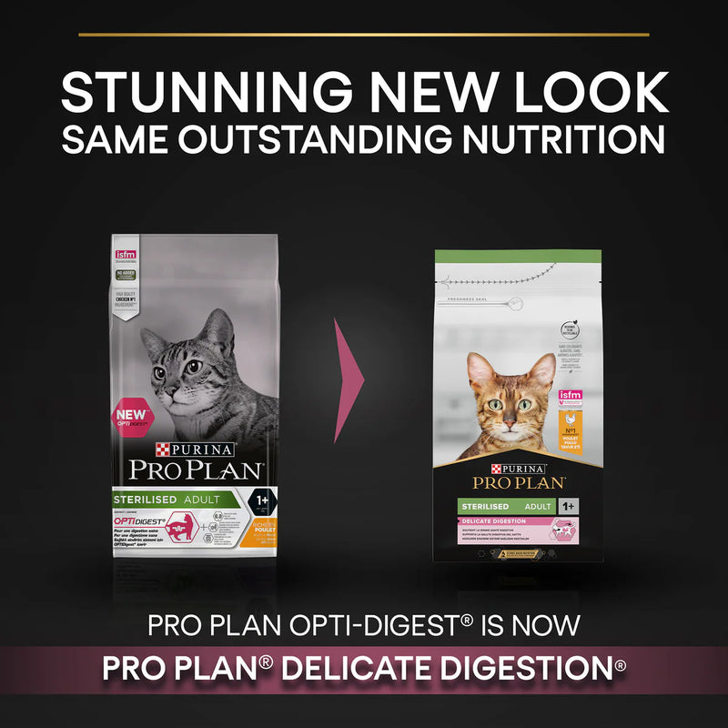 PURINA® PRO PLAN® Sterilised Adult 1+ year Rich in Chicken Dry Cat Food - 1.5 KG