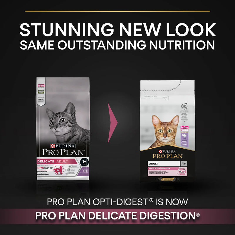 PURINA ® PRO PLAN ® Delicate Adult - OPTIDIGEST® - Rich in Turkey Dry Cat Food