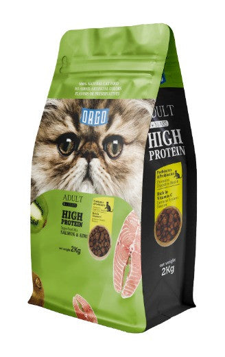 Orgo Cat Adult Dryfopod (Salmon&Kiwi) 2kg - PetYard